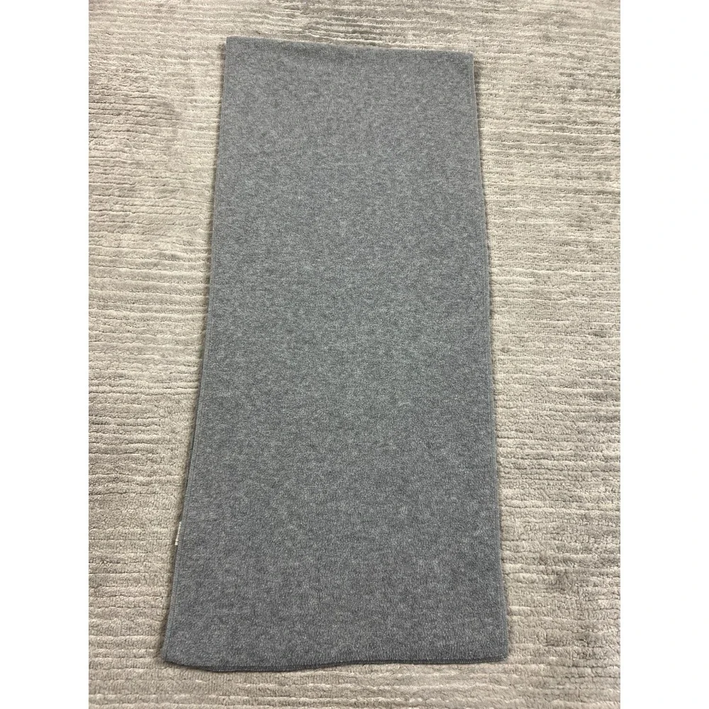 Old Navy Scarf Unisex OS Gray Fleece Solid Classic Warm Winter Accessory